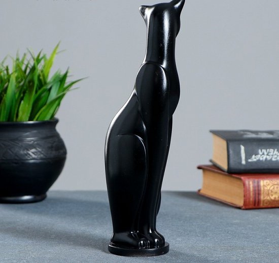 Фигура "Кошка Грация" чёрная, 6х7х23см 3053441 3053441 фото 3