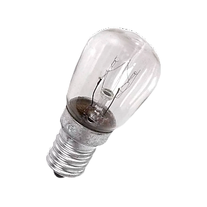 лампа накаливания makeeta е12 10w 220-240v свеча для холодильников прозрачная (1/50) 00-00017388