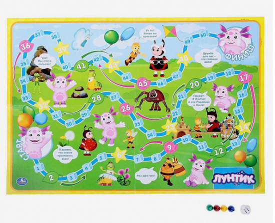 Игра-ходилка "Лунтик" 4690590104163 1839574 1839574 фото 2