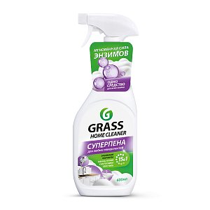 Многофункциональное универсальное чистящее средство с энзимами Grass "Home cleaner" (флакон 600 мл) 
