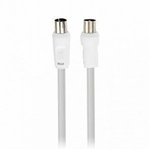 кабель smartbuy k-tv231-125 tv (m)-tv (f) 1.8м силикон серый (1/125) k-tv231-125