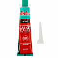 Герметик Akfix HT300, силиконовый, термостойкий, красный, 50 мл 3514891 3514891